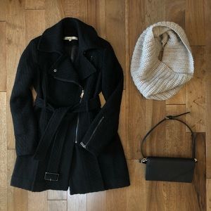 Kenneth Cole belted jacket